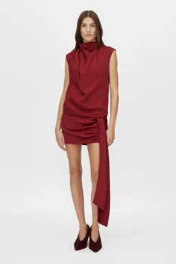 Camilla and Marc Cyphre Mini Dress Red Size 6 for rent on The Volte - image 1