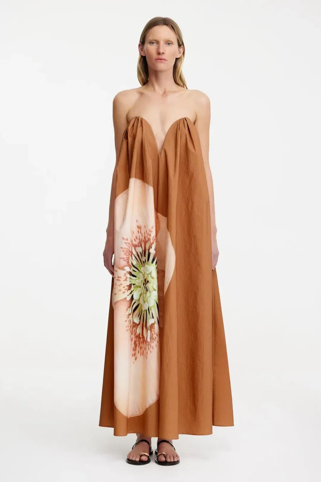 Significant Other Shiloh Maxi Dress Tangerine Rose Size AU 10 for rent on The Volte - main image