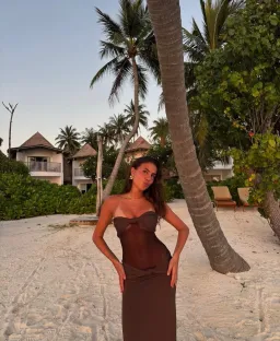 Sasha Therese Amara Maxi Dress Brown Size M / AU 10 for rent on The Volte - image 3