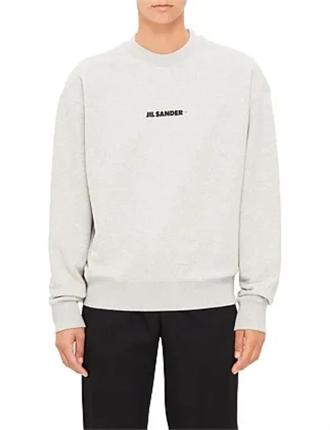 Jil Sander Long Sleeve Crew Neck Logo Sweatshirt Powder Green Size S / AU 8 for rent on The Volte - main image