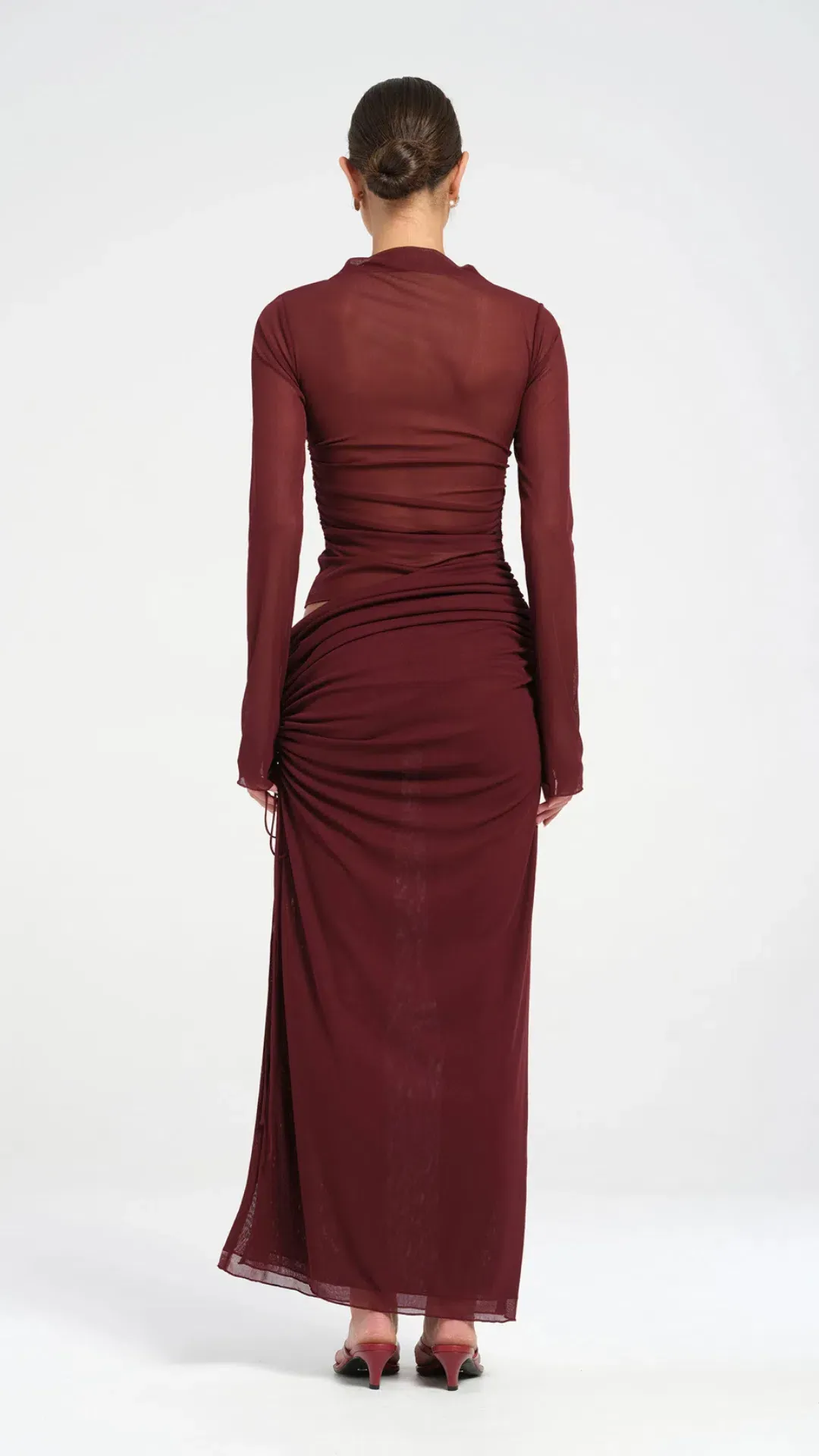 Benni Mable Maxi Dress in Plum Size 10 for rent on The Volte - main image