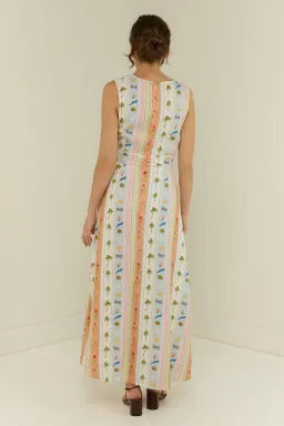Palm Noosa Ivy Midi Dress Print Size 10 for rent on The Volte - image 2