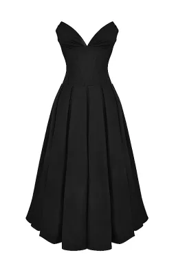 House of CB Lady Strapless Midi Dress in Black Size L / AU 12 regular cup for rent on The Volte - image 4