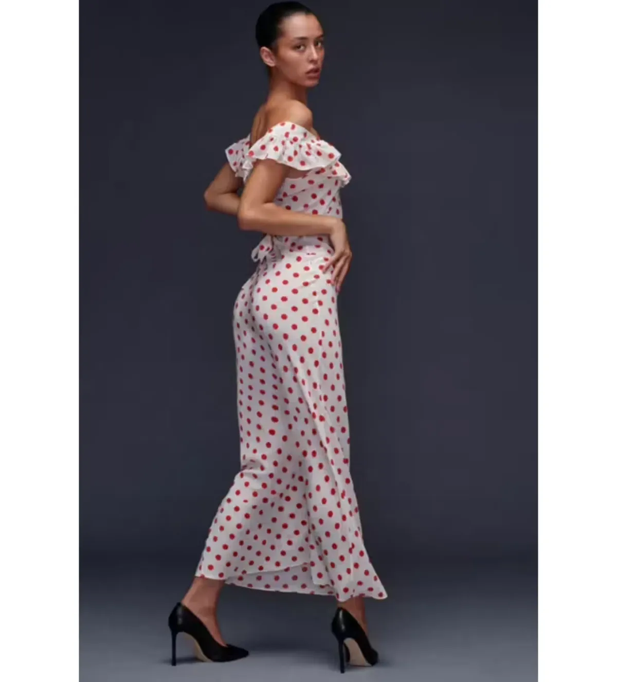 Realisation Par The Claudia Maxi Dress Super Dot Size AU 8 - Image 3