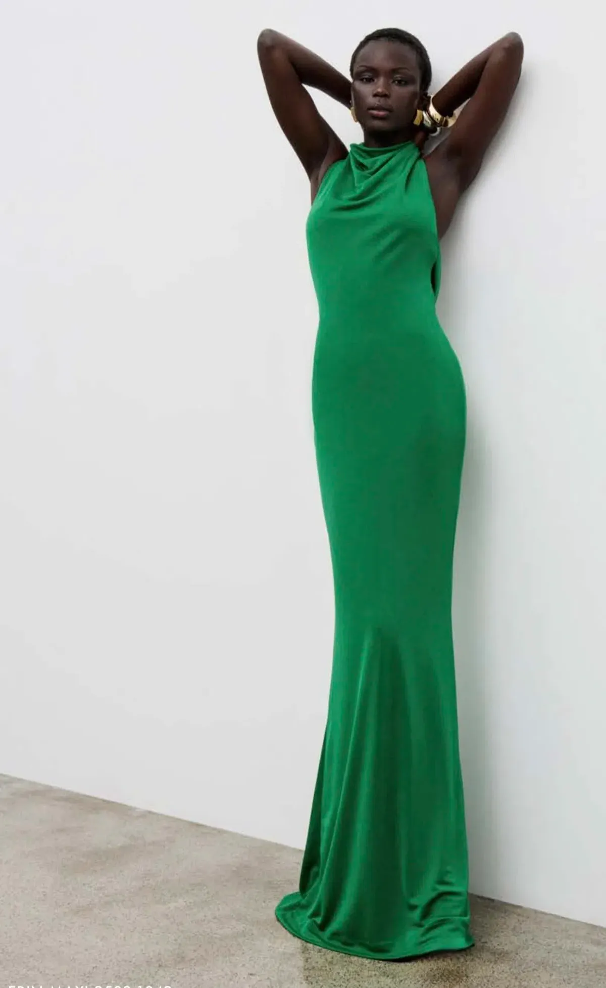Rebecca Vallance Erin Maxi Dress in Emerald Size 8 - Image 3