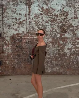 SIR the Label Sartoria Mini Dress Green Size 1 / AU 8 for rent on The Volte - image 5