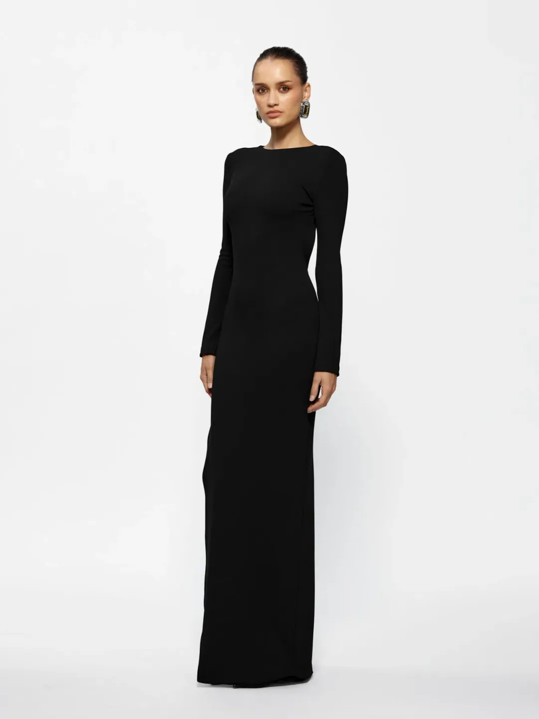 Effie Kats Indie Gown in Black Size 8 for rent on The Volte - main image