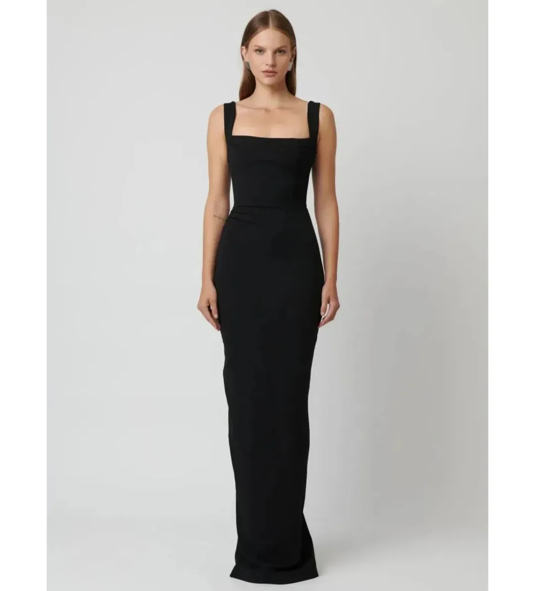 Effie Kats Marbella Gown Black Size S/AU 8 for rent on The Volte - main image