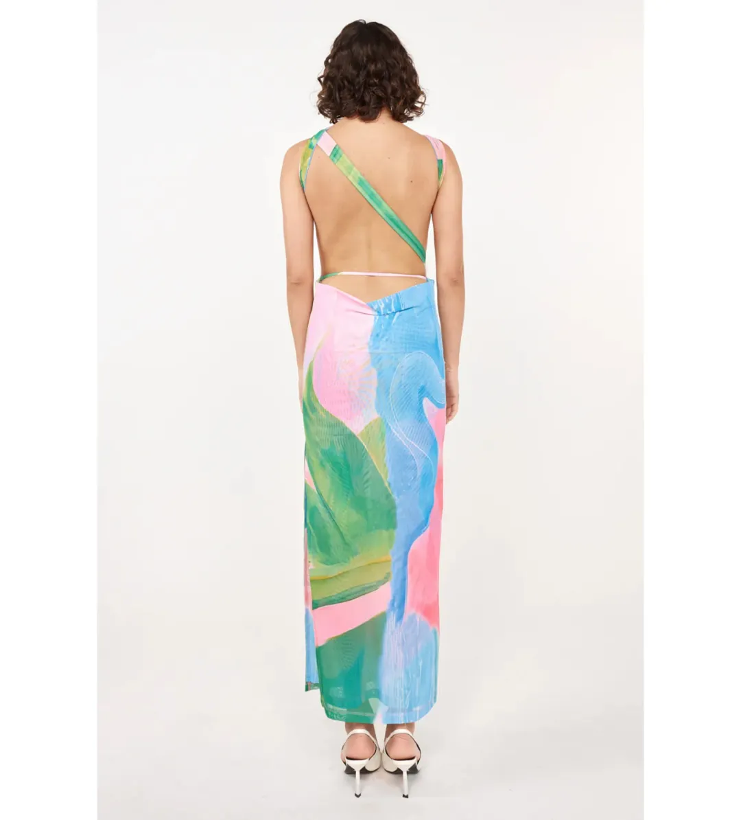 She Is Olla Luella Midi Dress in Gaia Size M / AU 10 for rent on The Volte - main image