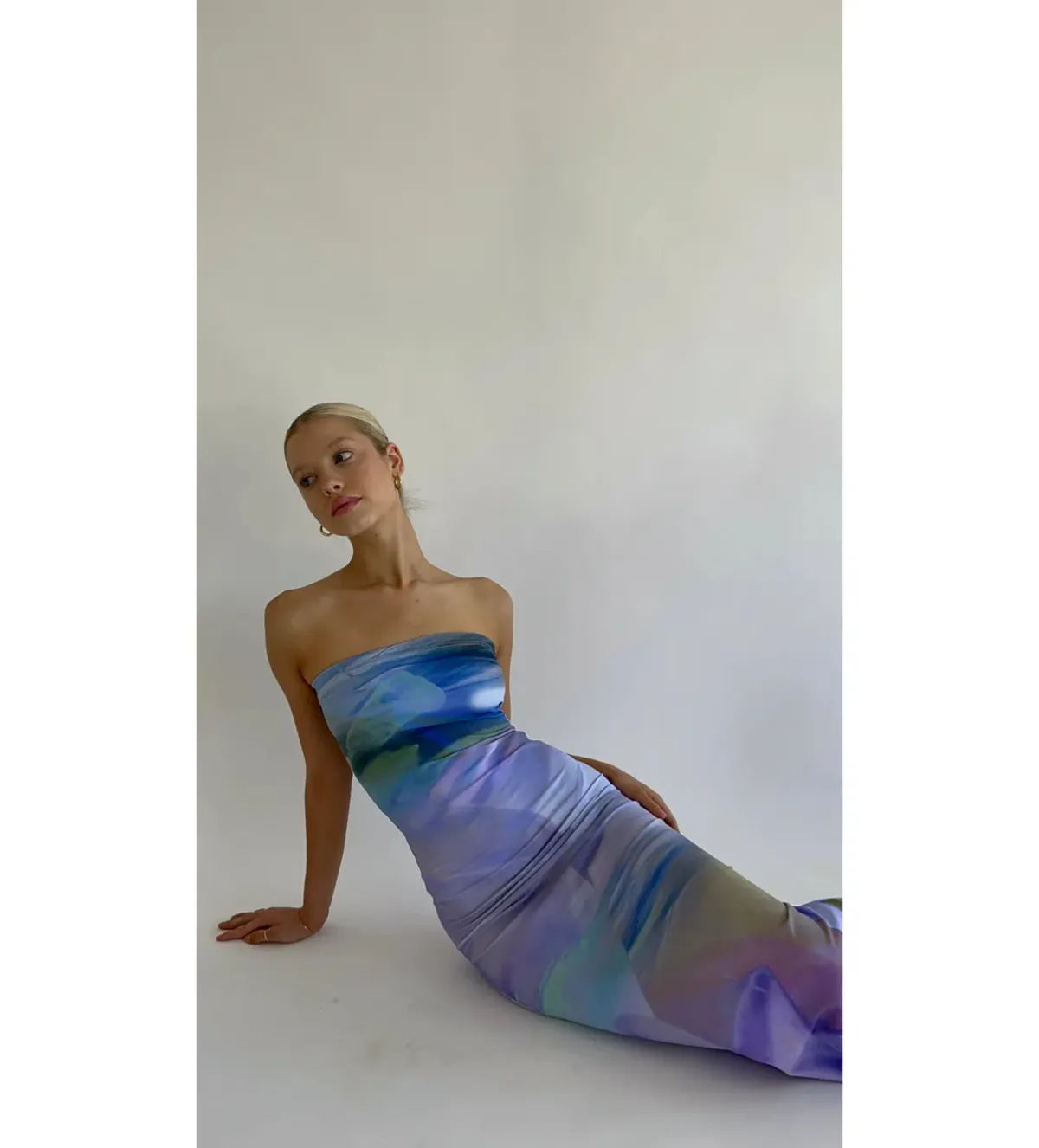 HNTR the label Lotus Maxi Dress Purple Multi Size 6-8/XS-S - Image 3