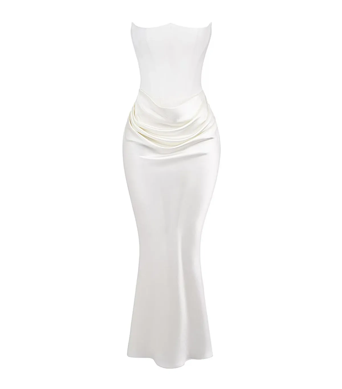 House of CB Persephone Corset Dress Ivory Size AU 10 - Image 4