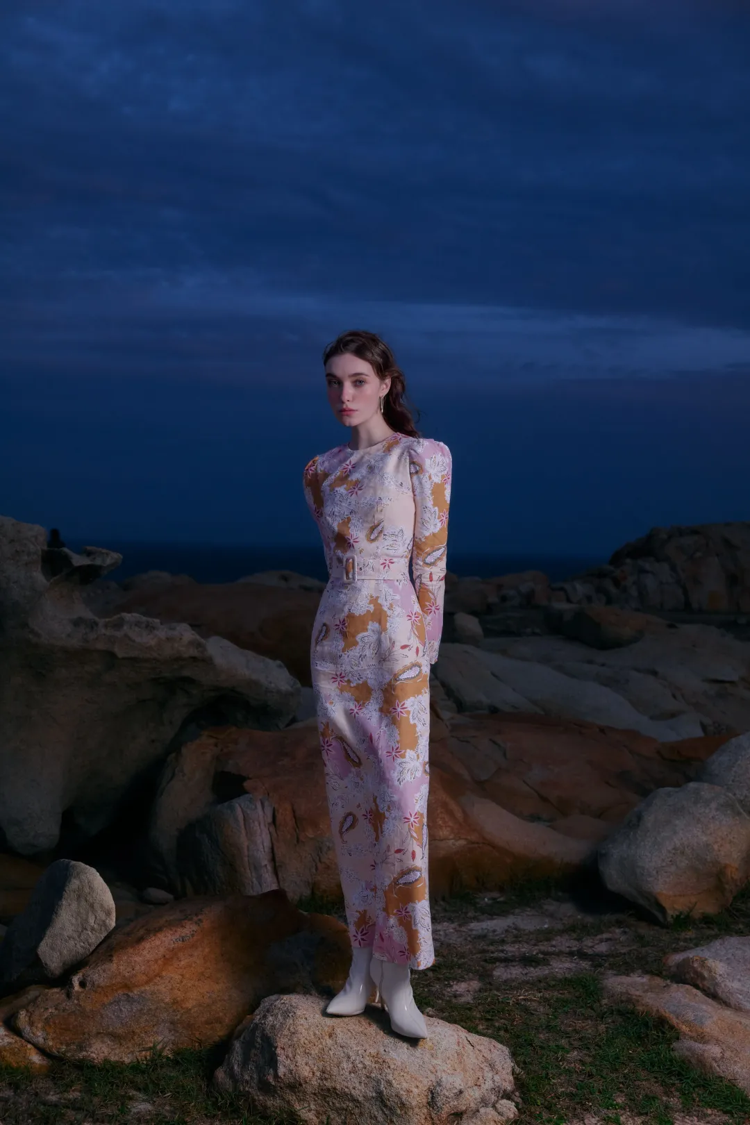 Justin Tong Hazel Maxi Dress Multi Size 14 for rent on The Volte - main image