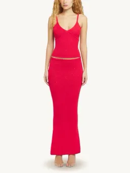 Asta Resort Carolina Set Rossa Maxi Red Size AU 10-12 for rent on The Volte - image 1