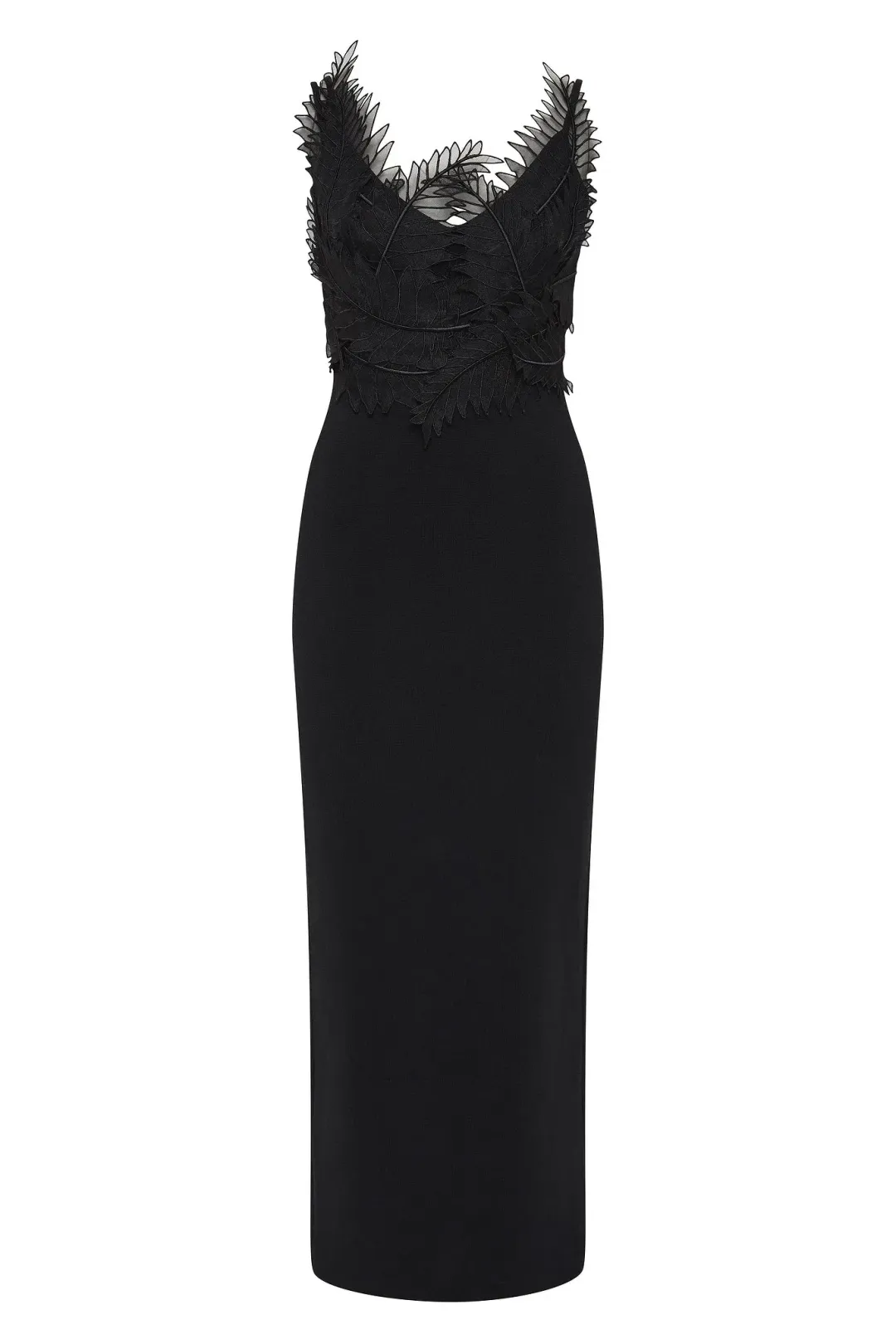 Aje Daisy Knit Maxi Dress Black Size 12 for rent on The Volte - main image