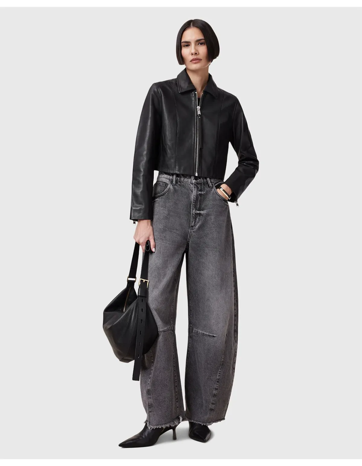 All Saints Alma Jacket Black Size AU 8 - Image 1