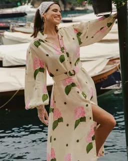 Palm Noosa Noddy Dress Portofino Polka Dot Size AU 12 for rent on The Volte - image 4