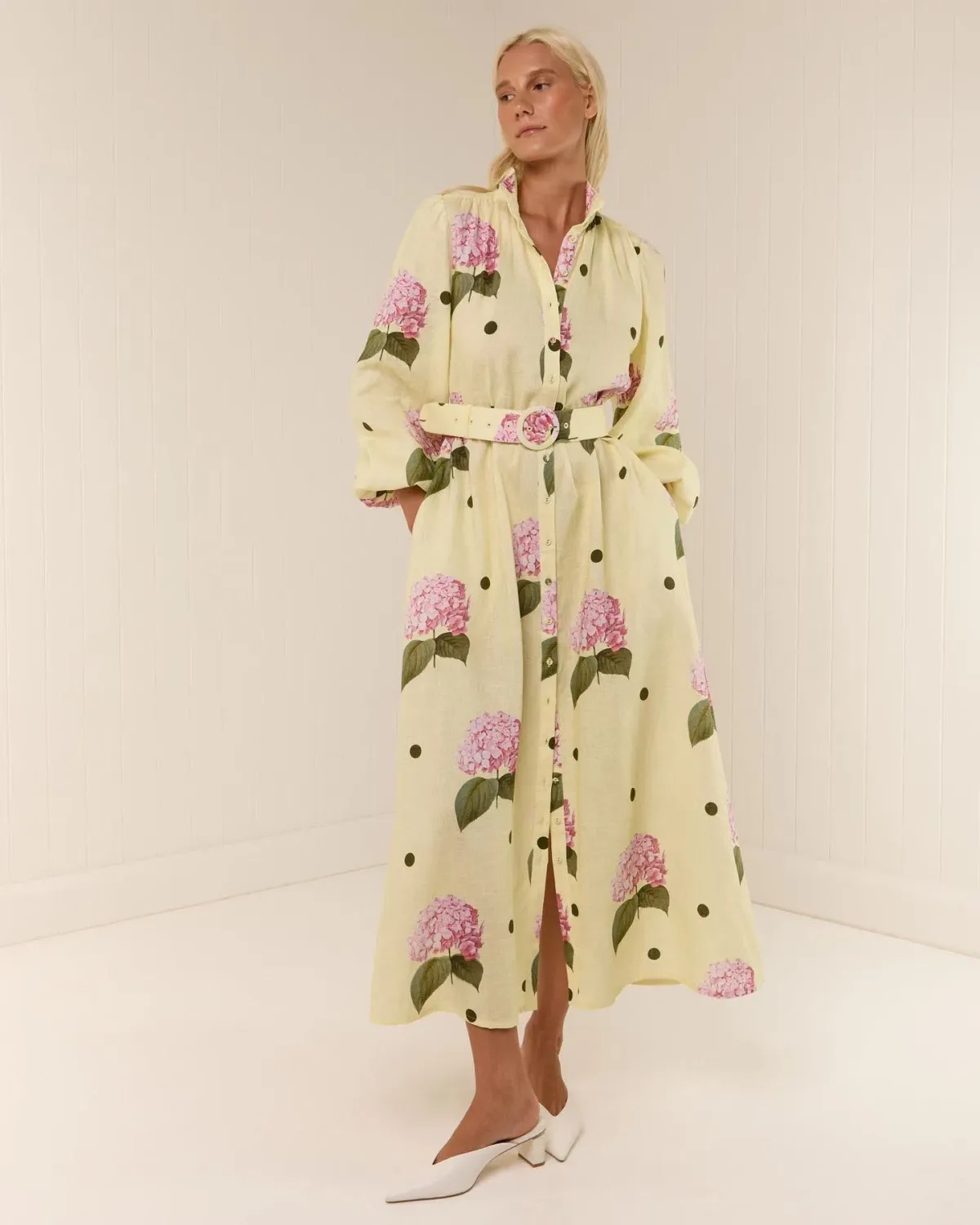 Palm Noosa Noddy Dress Portofino Polka Dot Size AU 12 for rent on The Volte - main image