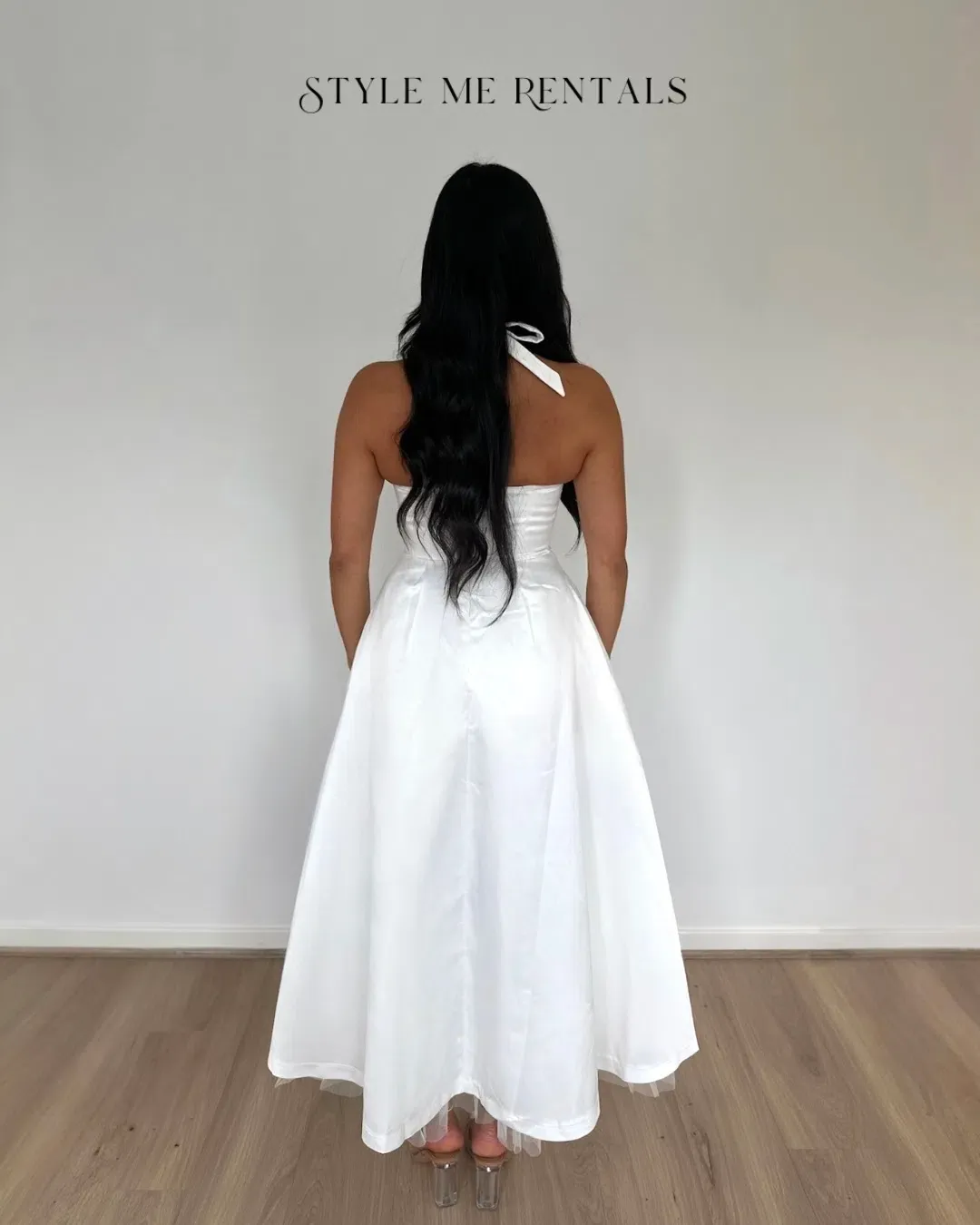 Calia Collection Audry Midi Dress White Size 6 for rent on The Volte - main image