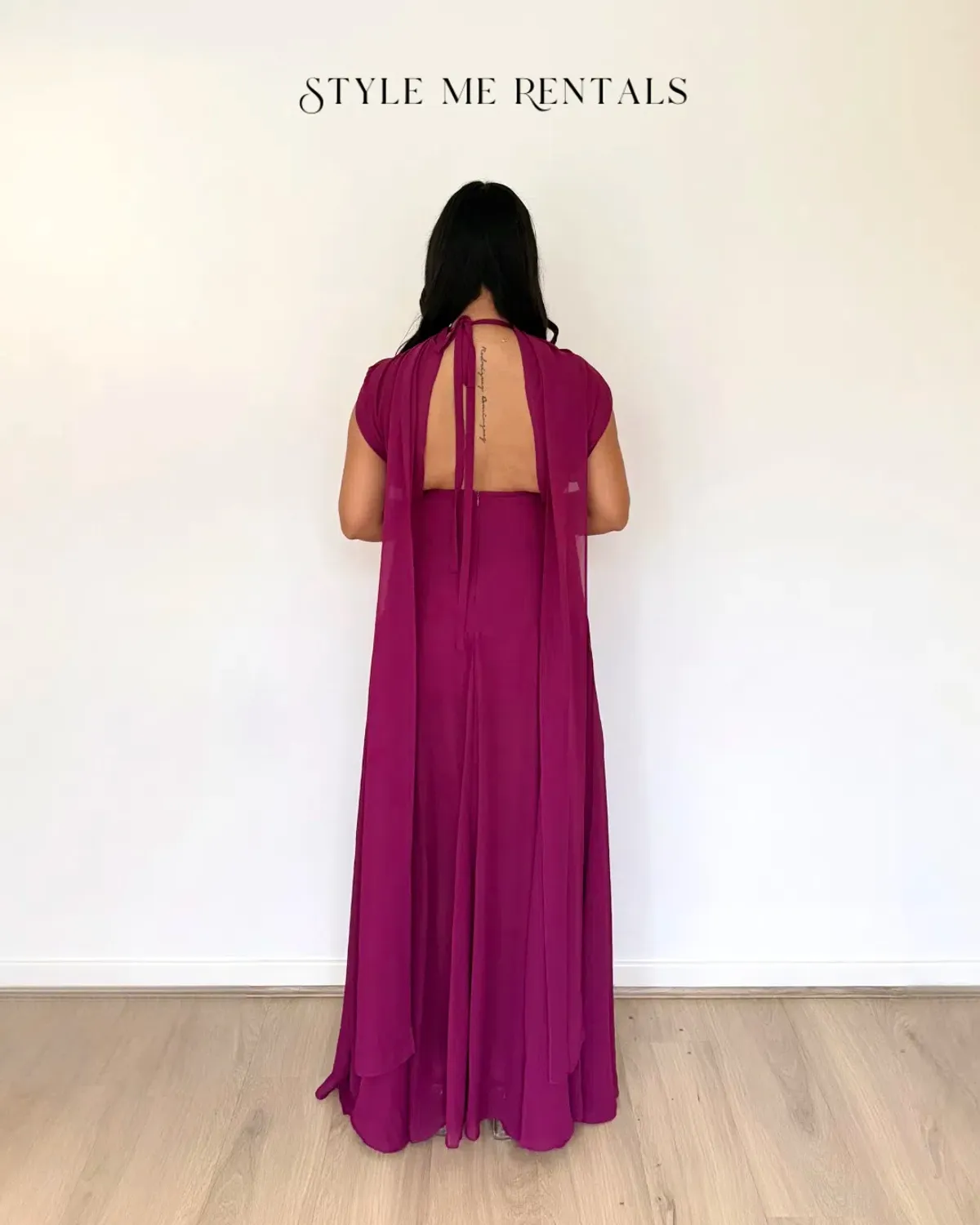 Calia Collection Gia Maxi Dress Fuchsia Size 10 - Image 5