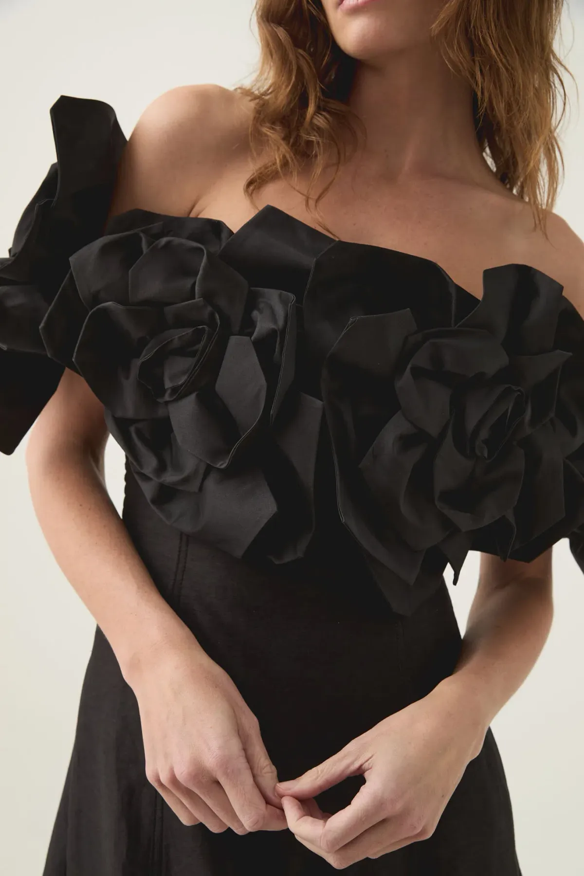 AJE Etta Midi Dress Black Size 8 - Image 4