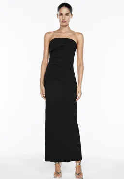 Manning Cartell Fast Forward Strapless Maxi Dress Black Size 8 for rent on The Volte - image 1