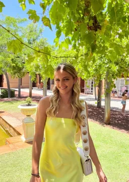 Bec and Bridge Moondance Dress Citron Size 6 for rent on The Volte - image 1