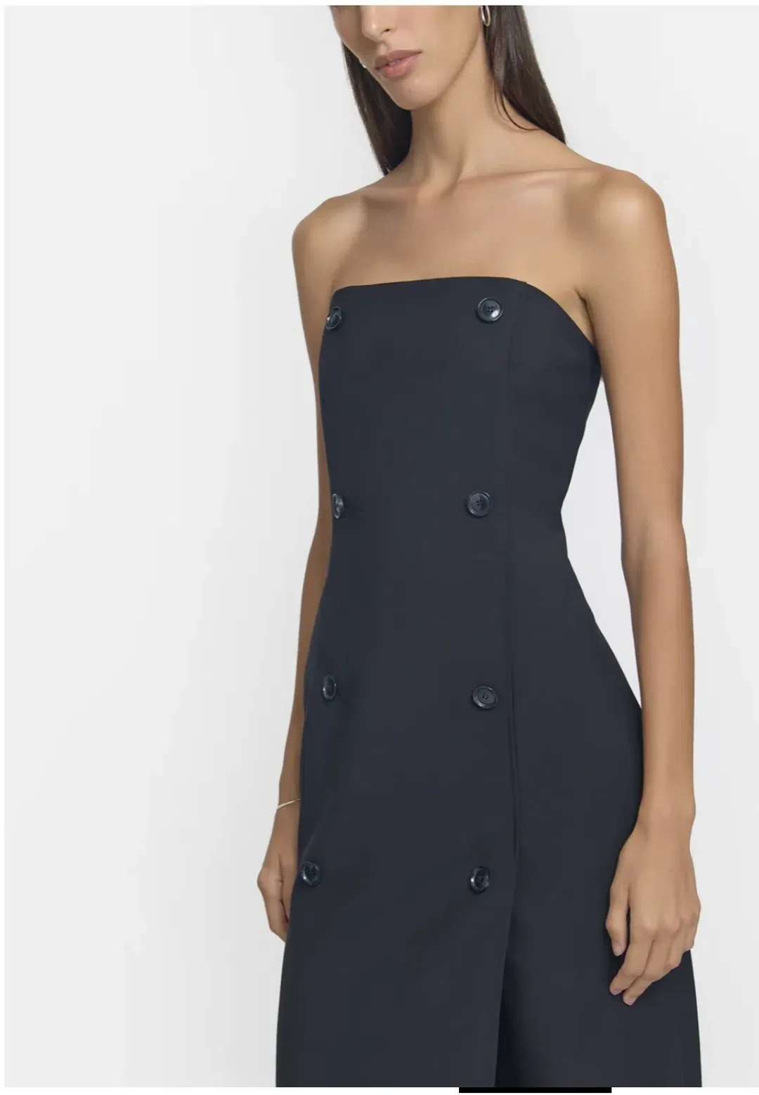 Viktoria & Woods Matrimony Strapless Dress Black Size 6 for rent on The Volte - main image