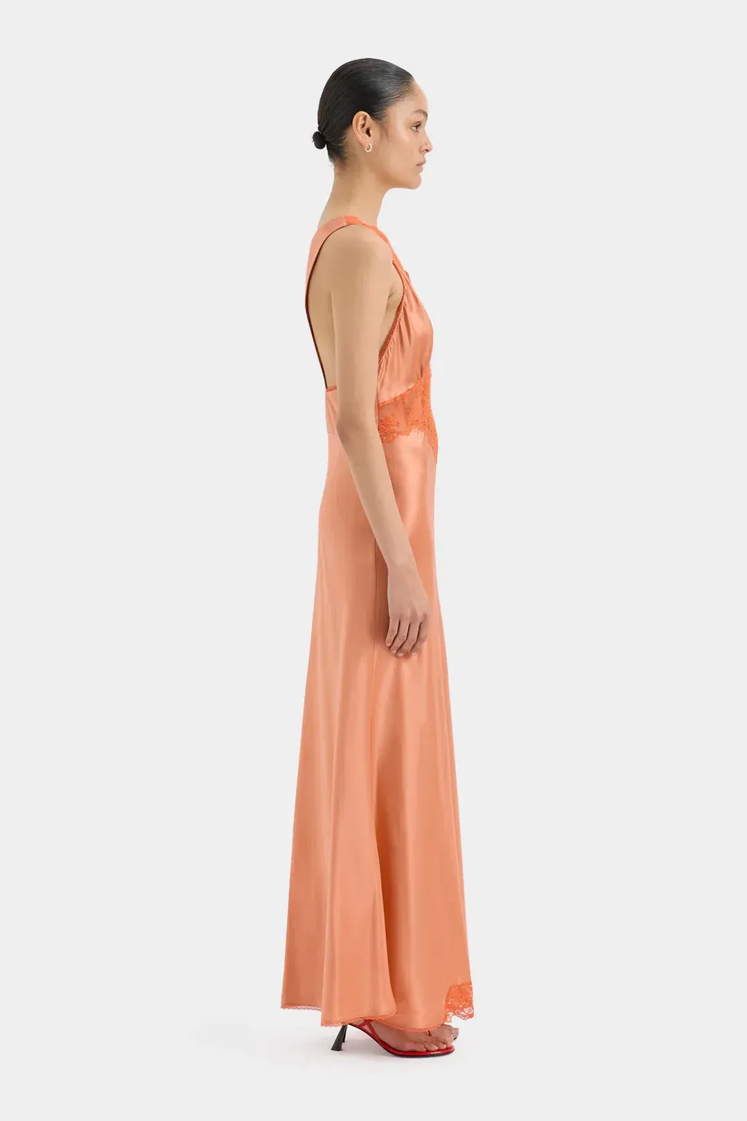 Sir The Label Aries Cut Out Dress Peach Size 0 / AU 6 for rent on The Volte - main image