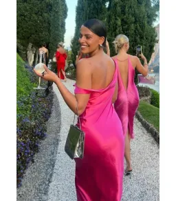 Natalie Rolt Monika Gown Neon Pink Size 0 / AU 6 for rent on The Volte - image 3