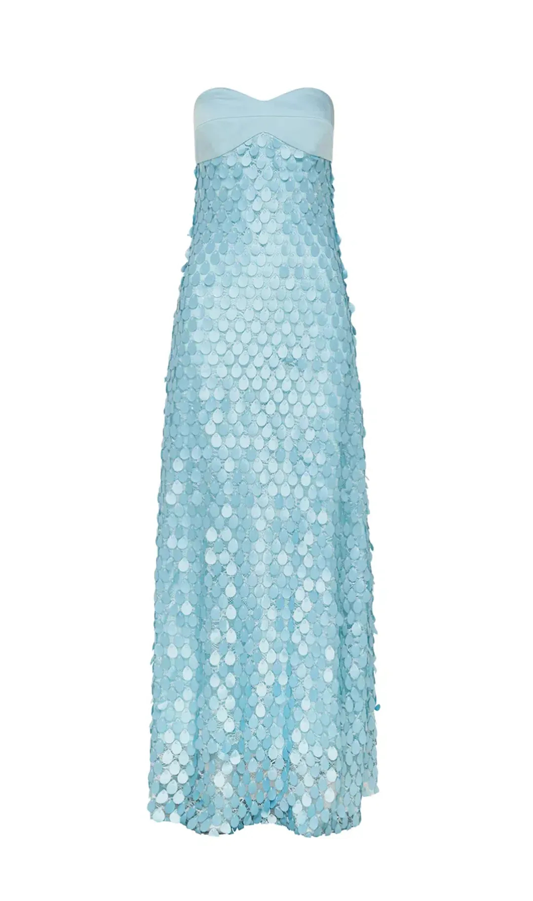 Manning Cartell Supreme Extreme Balconette Midi Dress Aqua Spritz Blue Size 8 for rent on The Volte - main image