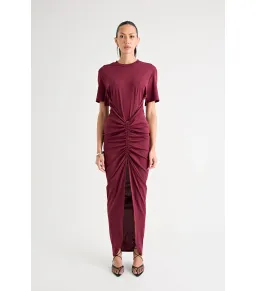 Pfeiffer Niko Maxi Dress in Burgundy Size AU 8 for rent on The Volte - image 3