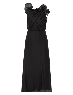 Aje Genesis Midi Dress Black Size AU 8 for rent on The Volte - image 6