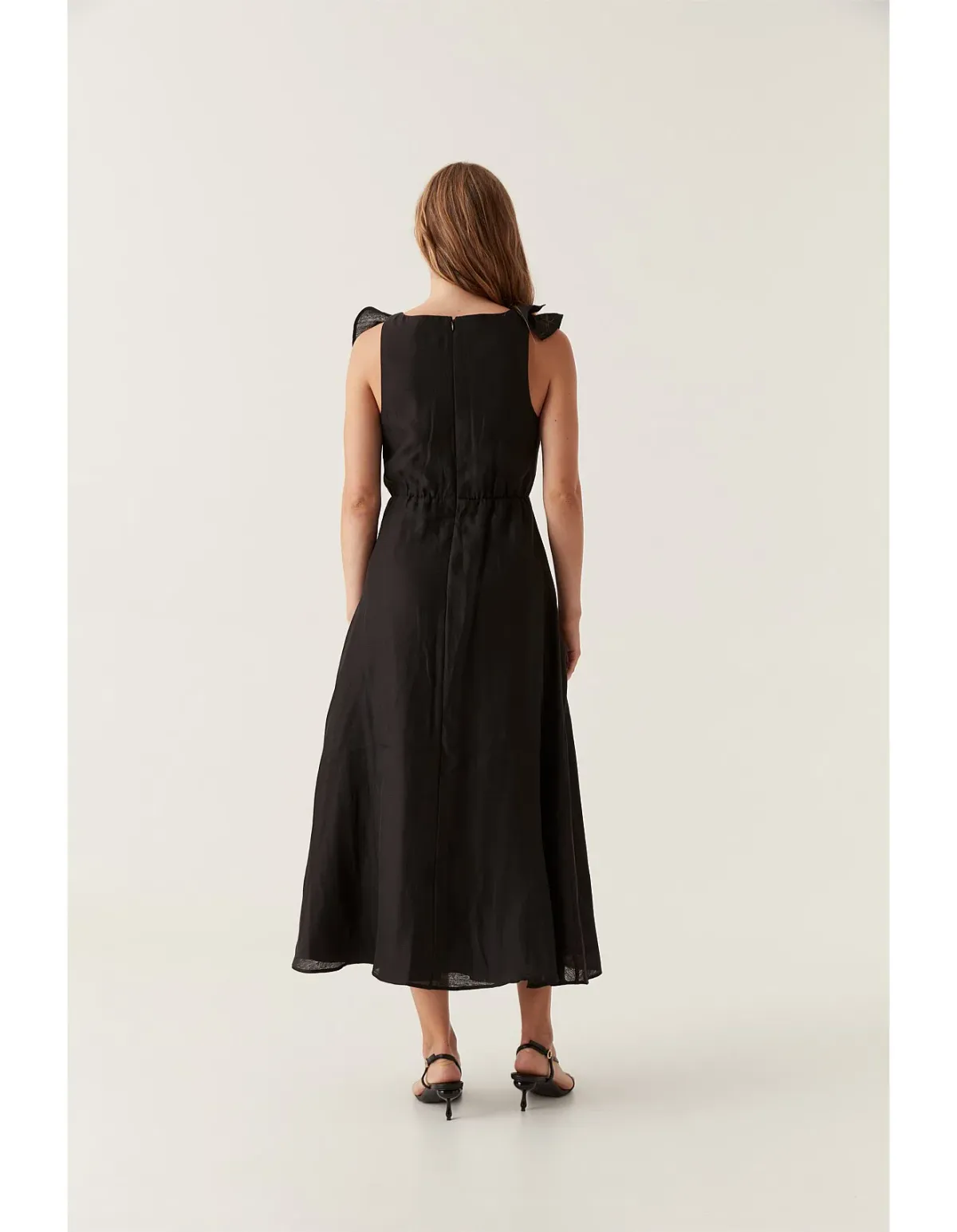 Aje Genesis Midi Dress Black Size AU 8 - Image 4