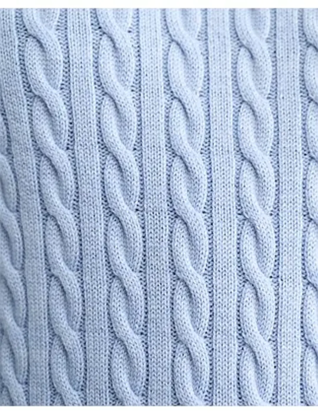 Sportscraft Merino Wool Baby Cable Sweater Pale Blue Size AU 8 for rent on The Volte - main image