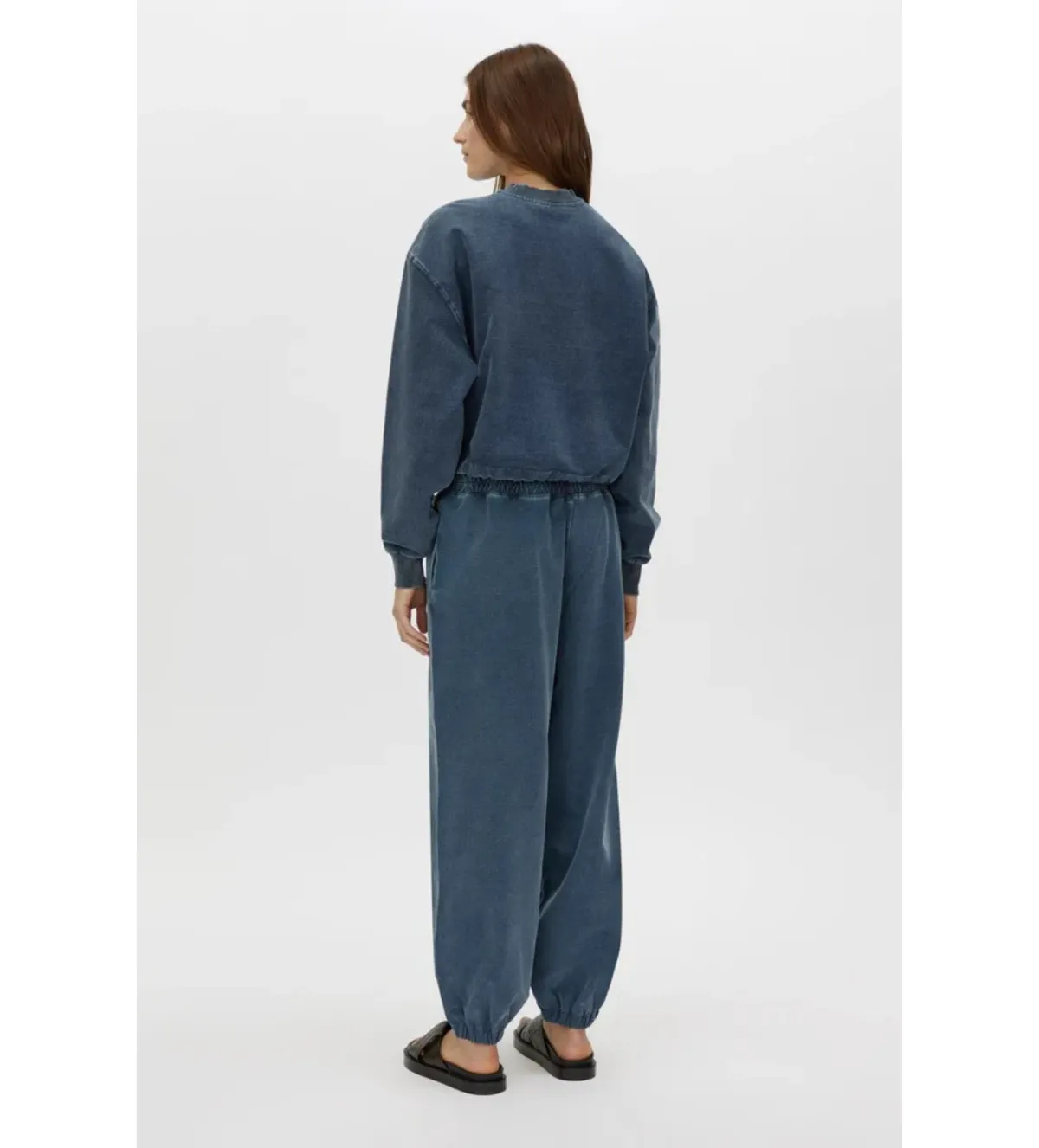 Camilla and Marc Dovell Cotton Tracksuit Pant Indigo Blue Size AU 8 - Image 3
