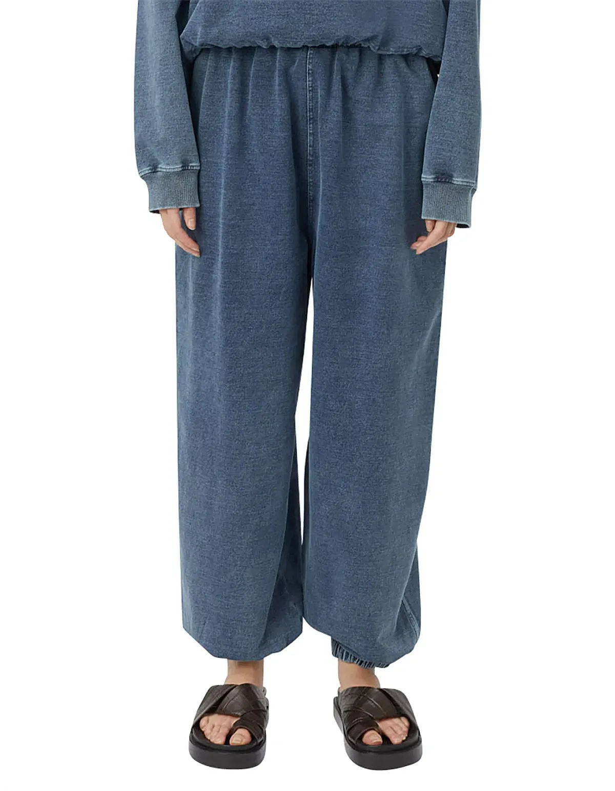 Camilla and Marc Dovell Cotton Tracksuit Pant Indigo Blue Size AU 8 - Image 4