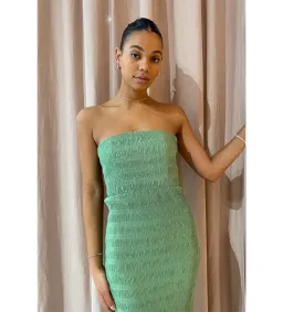 L'Idee Aurore Midi Dress Sea Green Size AU 8 for rent on The Volte - image 5