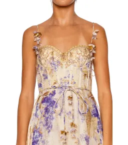 Zimmermann Dawning Picnic Dress Lilac Floral Size 2 / AU 12 for rent on The Volte - image 3