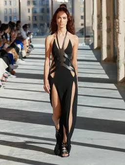 Dion Lee Leaf Arrow Dress Vachetta Size Au 8 for rent on The Volte - image 1