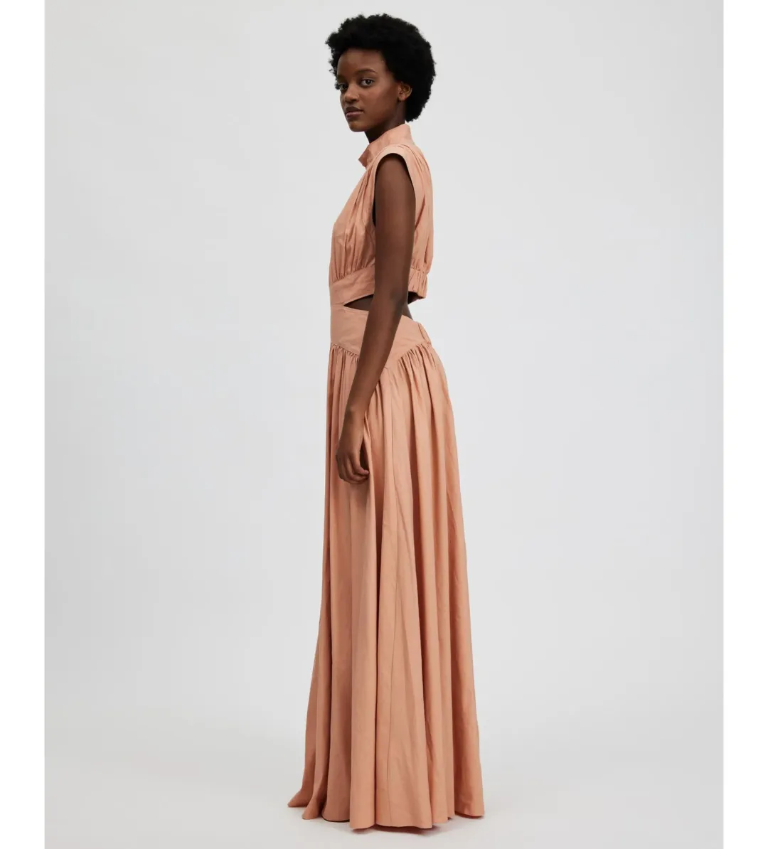 Camilla & Marc Oriela Dress in Peach Size 16 for rent on The Volte - main image