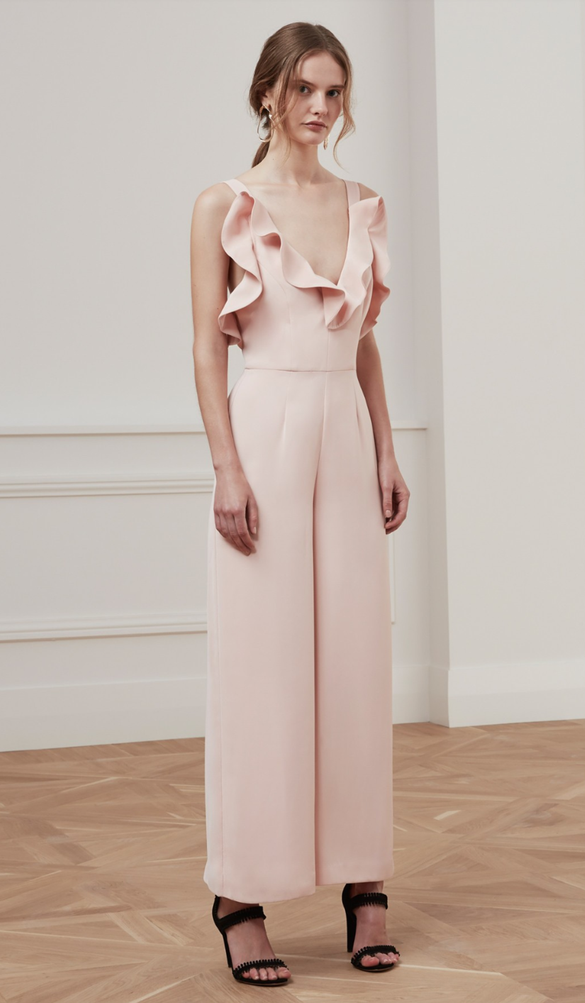 Keepsake The Label Bittersweet Pantsuit Pink Size 8 for rent on The Volte - main image