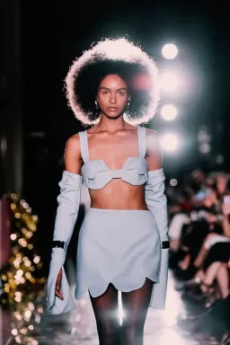 Mariam Seddiq Blue Runway Set Blue Size S/Au 8 for rent on The Volte - image 2