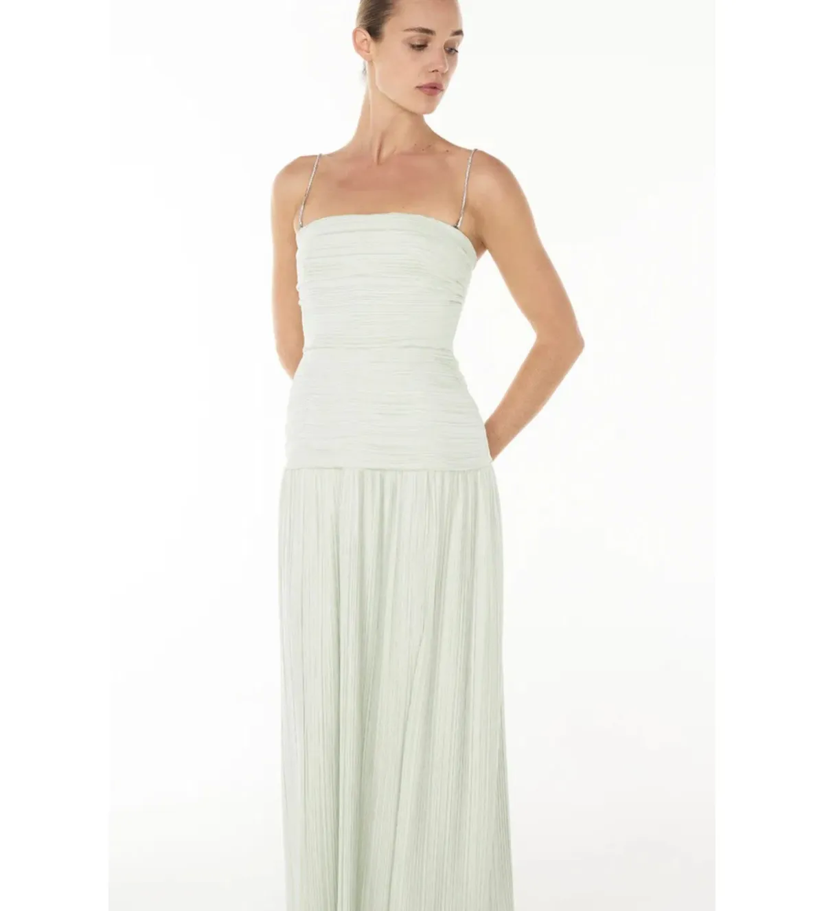 Manning Cartell Royal Debut Maxi Dress Sage Size AU 6 - Image 5