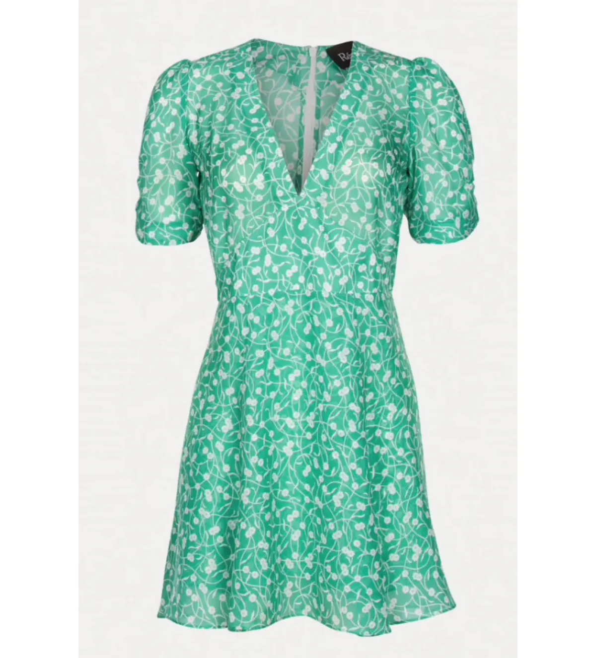 Realisation Par Ozzie Poison Ivy Silk Mini Dress Size 10 - Image 3