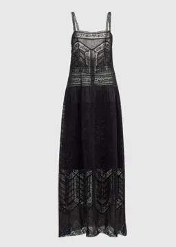 Zimmermann Halliday Lace Trim Slip Dress Black Size 3 / AU 14 for rent on The Volte - image 3