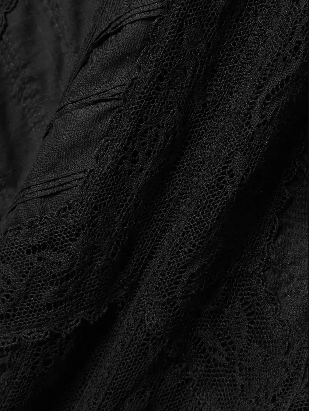 Zimmermann Halliday Lace Trim Slip Dress Black Size 3 / AU 14 for rent on The Volte - main image