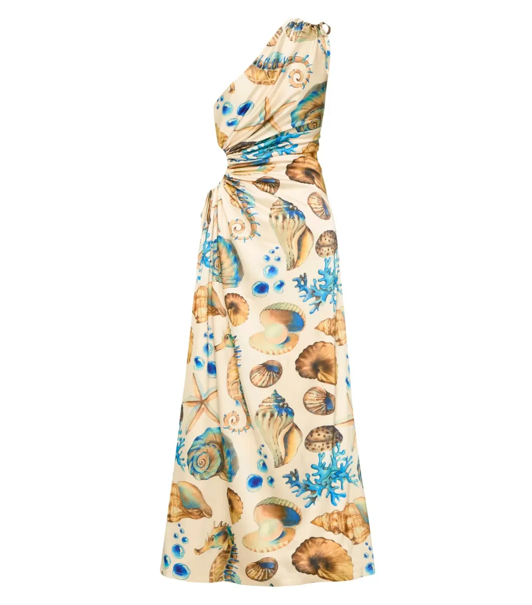Sonya Moda Nour Seashell Maxi Dress Print Size AU 6 for rent on The Volte - main image