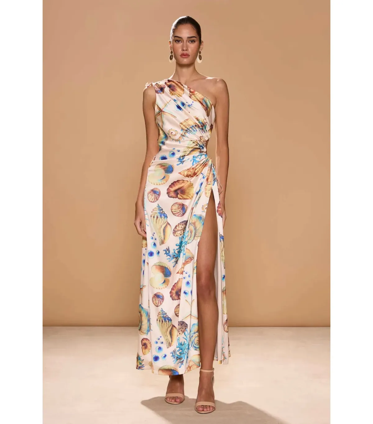 Sonya Moda Nour Seashell Maxi Dress Print Size AU 6 for rent on The Volte - main image