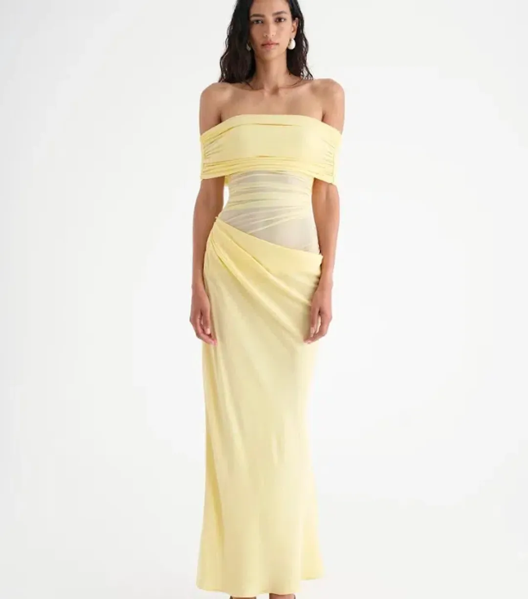 Benni Nico Maxi Dress Butter Size 10 for rent on The Volte - main image