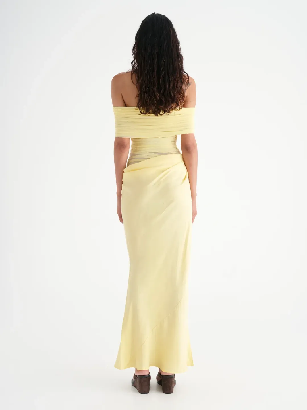 Benni Nico Maxi Dress Butter Size 10 for rent on The Volte - main image
